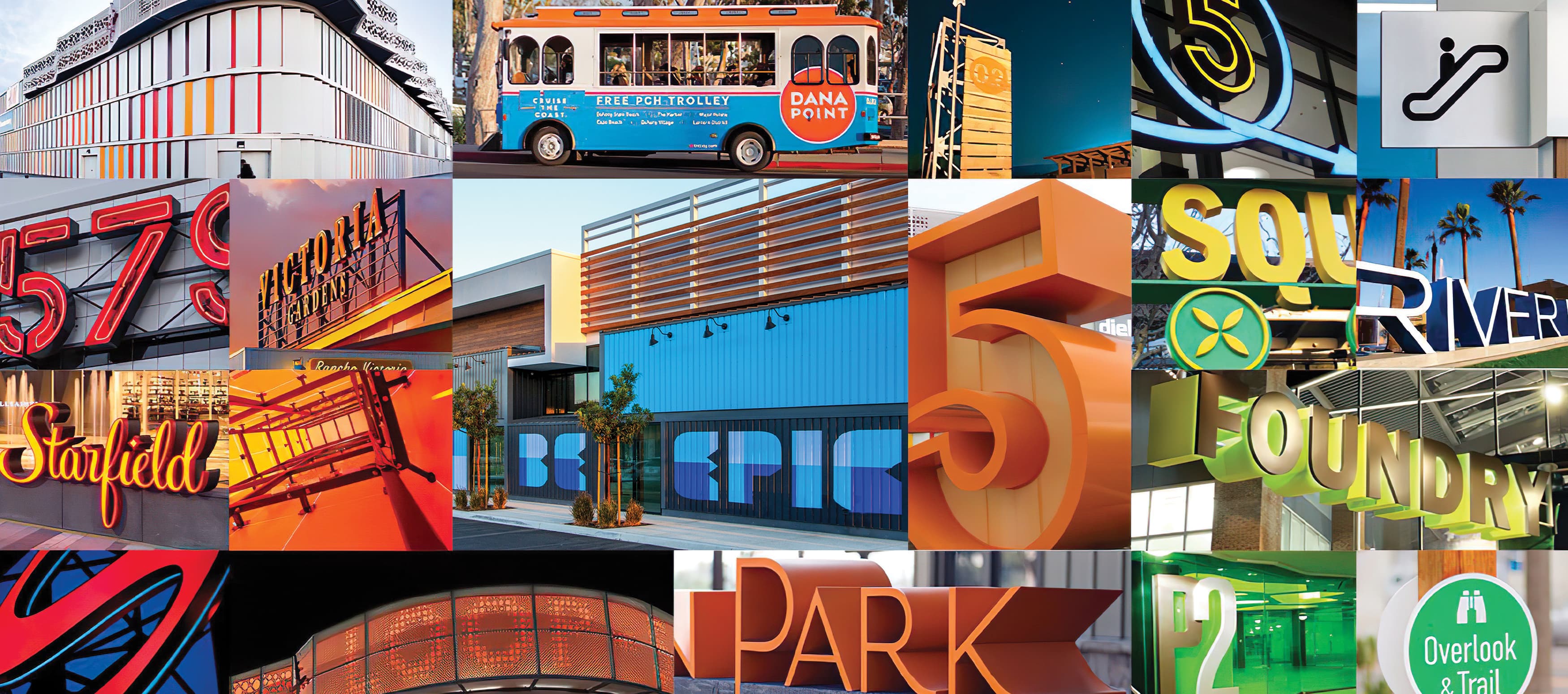 A collage of RSM projects